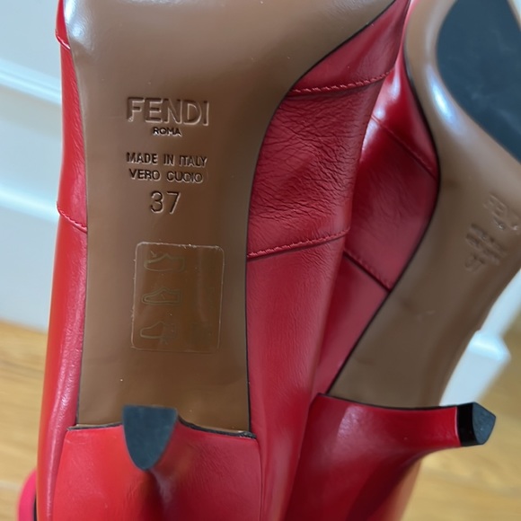 Fendi Stivali Leather Boots - Picture 6 of 8